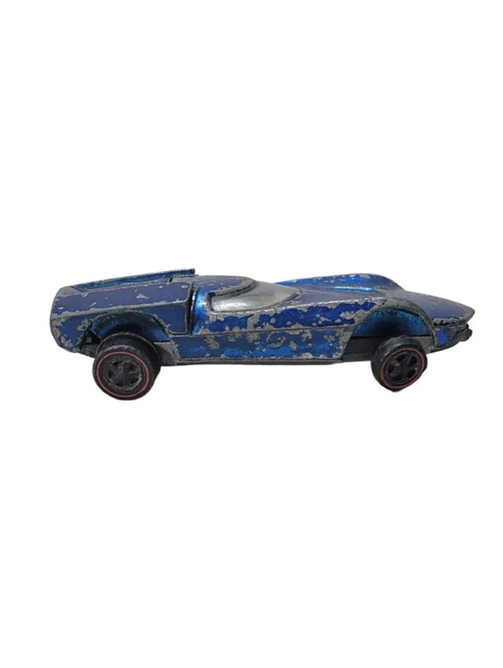 Restored Hot Wheels Redline - 1969 - Turbofire - Blue